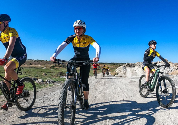 Nothing more exciting than exploring new routes with the team